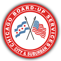 chicago board-up service logo